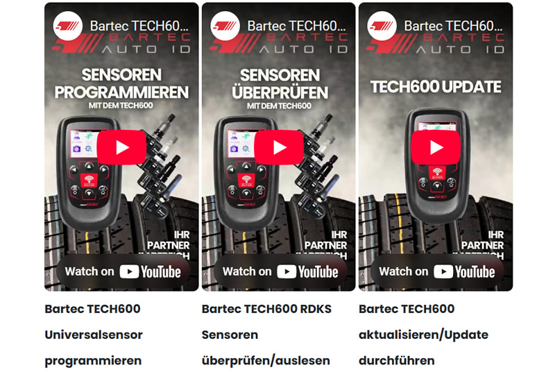 Abschnitte mit Schulungsvideos jetzt auf unserer Website verfügbar